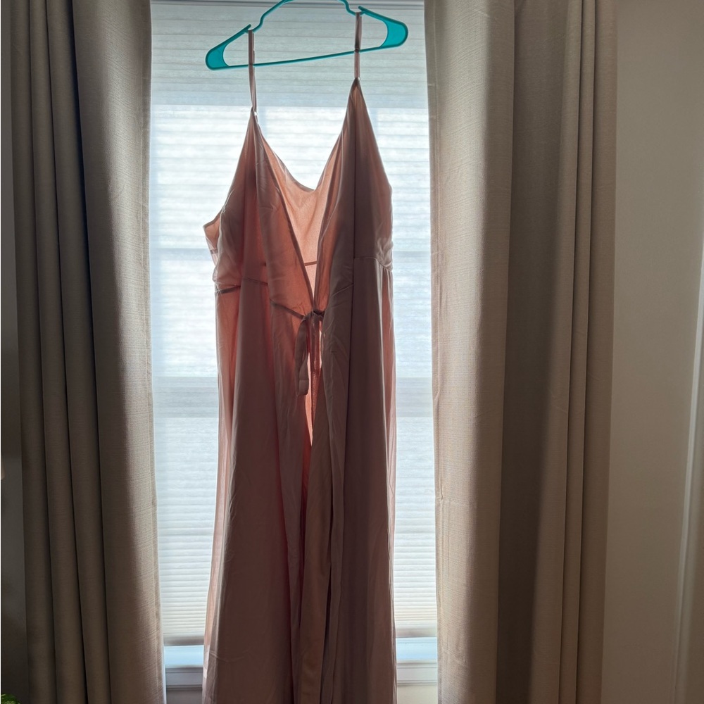 Birdy Grey Chiffon Taupe Dress